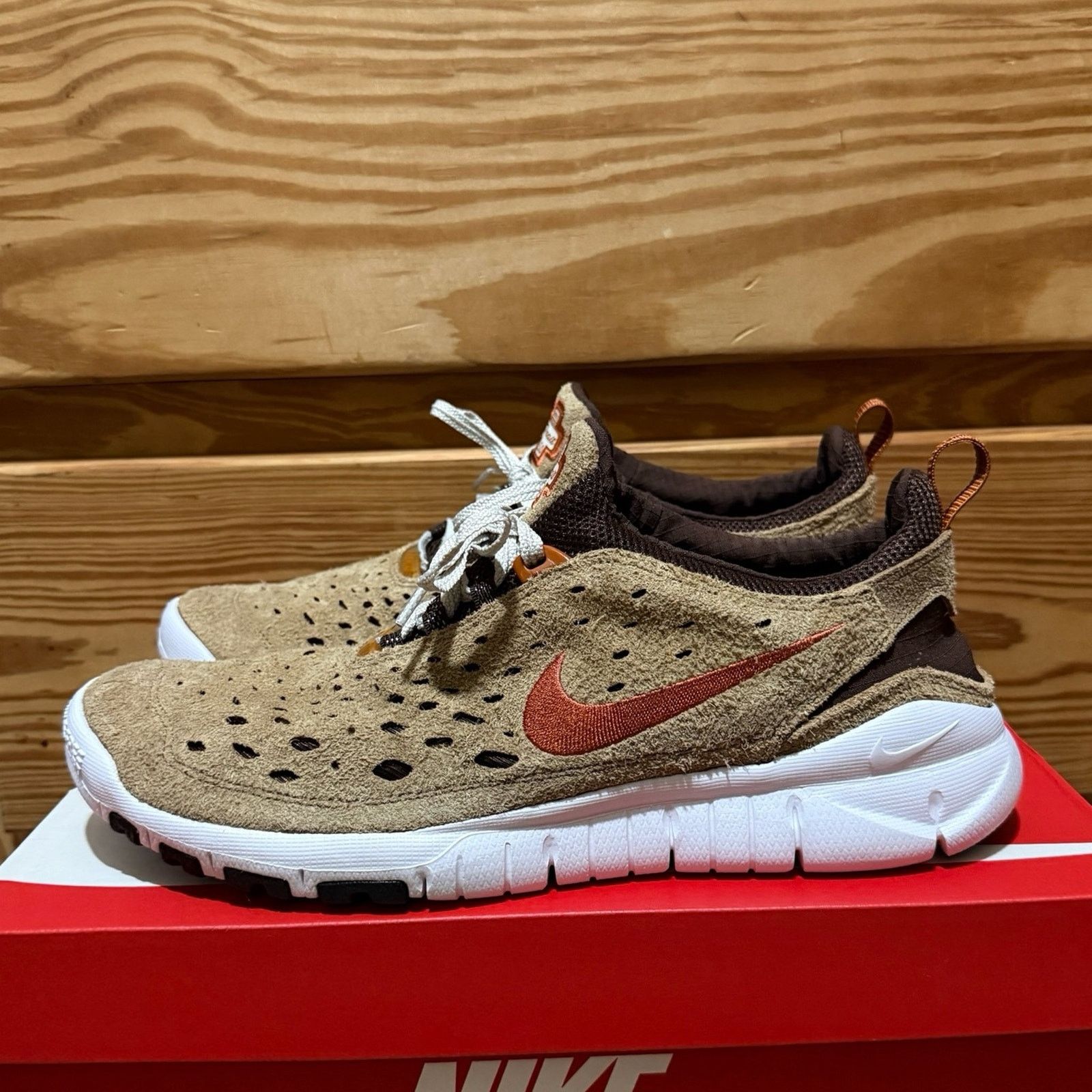 Nike Nike Free Run Trail 5.0 Dark Russet Driftwood CW5814  display picture 3