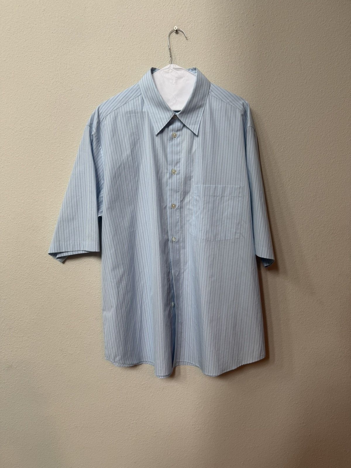 Auralee A25ss02ss suvin high count cloth size 5 cotton short sleeve Size US XL / EU 56 / 4 - 1 Thumbnail