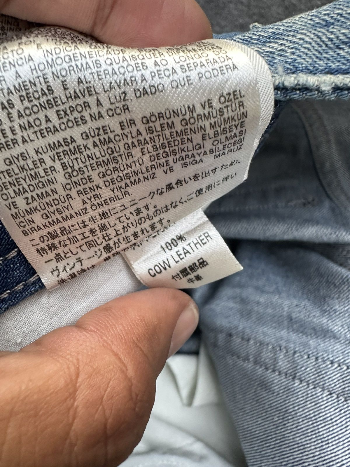 Beauty Beast × Diesel Diesel Safado Faded Washed Distressed Denim D3 Size US 30 / EU 46 - 19 Thumbnail