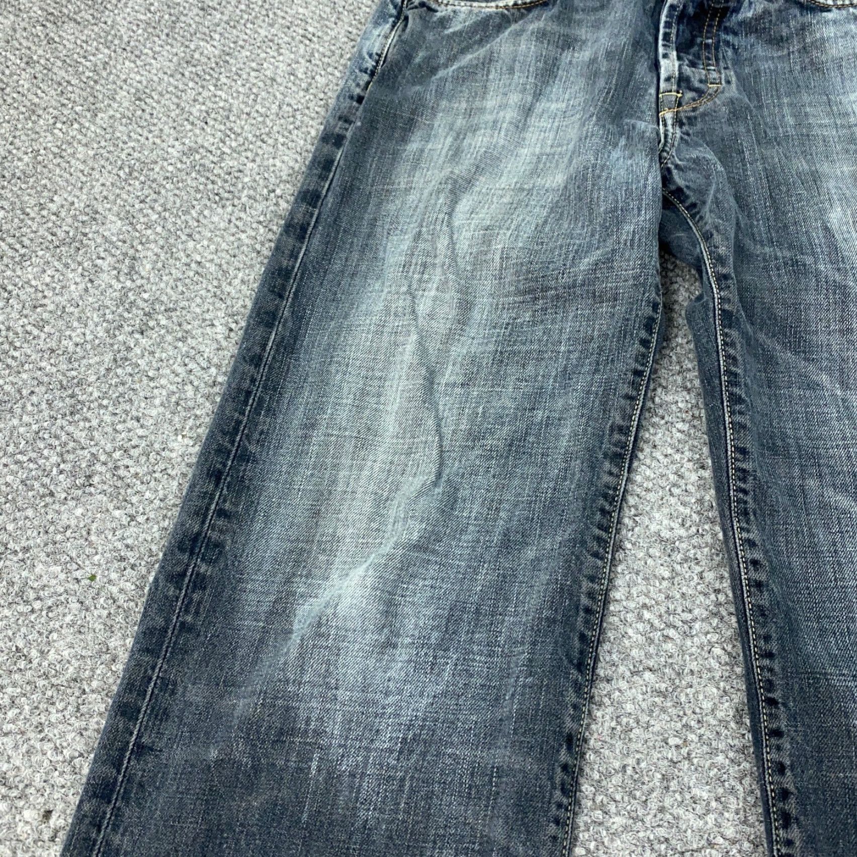 American Eagle Outfitters VINTAGE American Eagle Men's Jeans 30 Waist Medium Wash Baggy Distressed 90s Grunge Casual Size US 30 / EU 46 - 5 Thumbnail