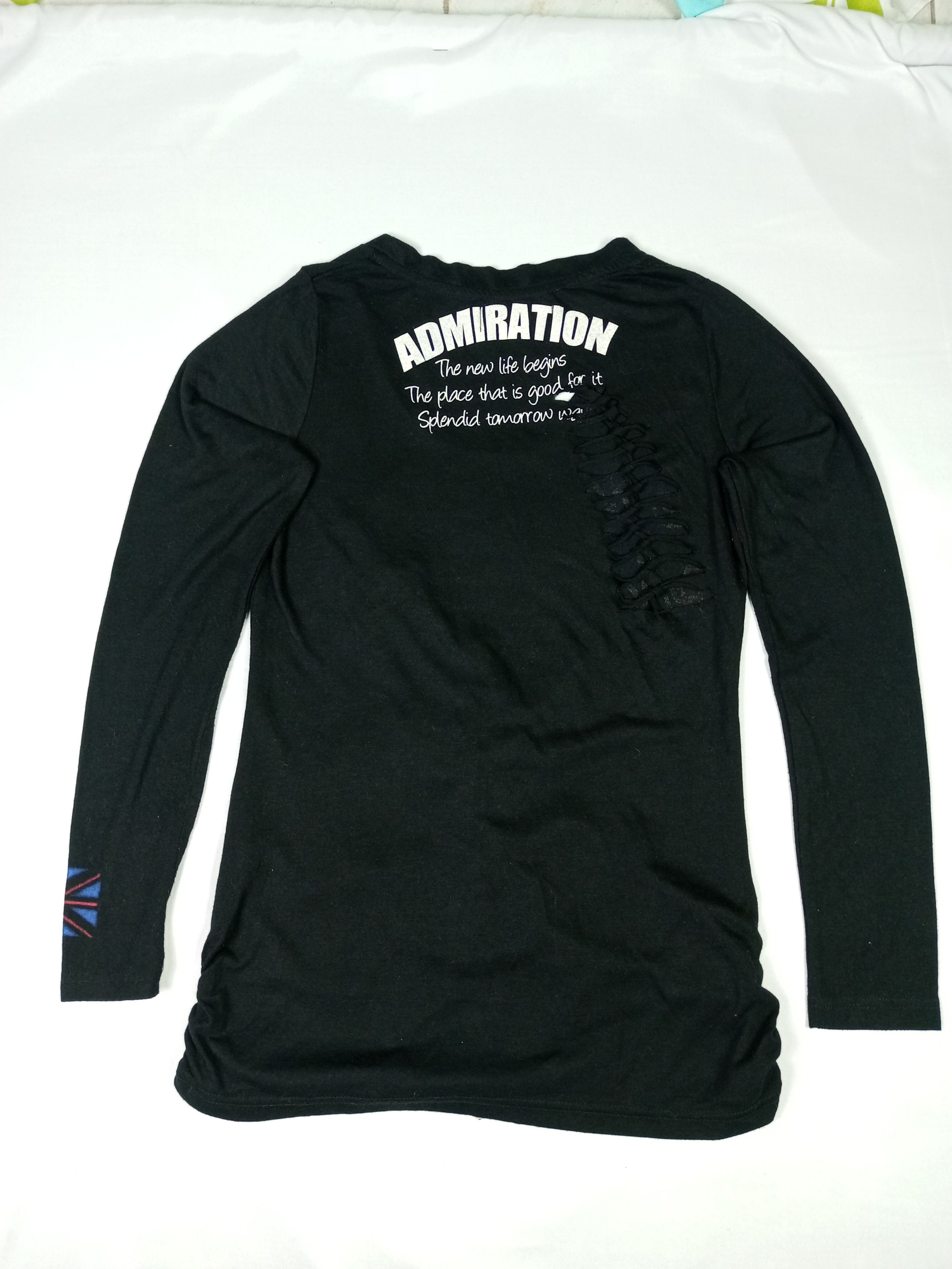 If Six Was Nine × Japanese Brand × Le Grande Bleu (L.G.B.) Knick Knack Distressed Grunge Punk long Sleeve Tshirt Size M / US 6-8 / IT 42-44 - 18 Thumbnail