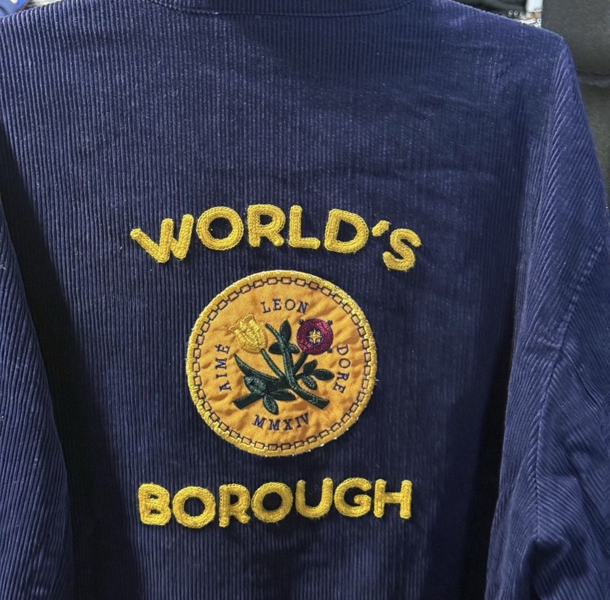 Aime Leon Dore Aimé Leon Dore World's Borough Teamster Jacket Blue 2XL Size US XXL / EU 58 / 5 - 5 Thumbnail