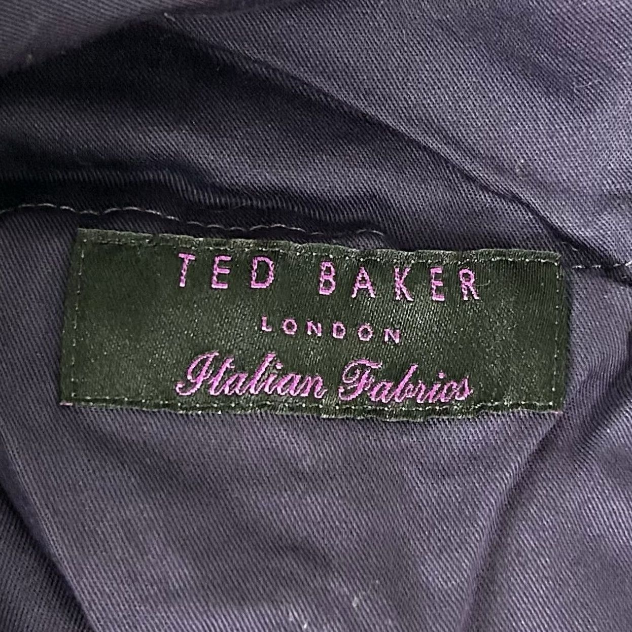Ted Baker Ted Baker London Dress Pants Men's Gray 36 x 29 100% Wool Flat Front Italian Fabrics Size US 36 / EU 52 - 3 Thumbnail