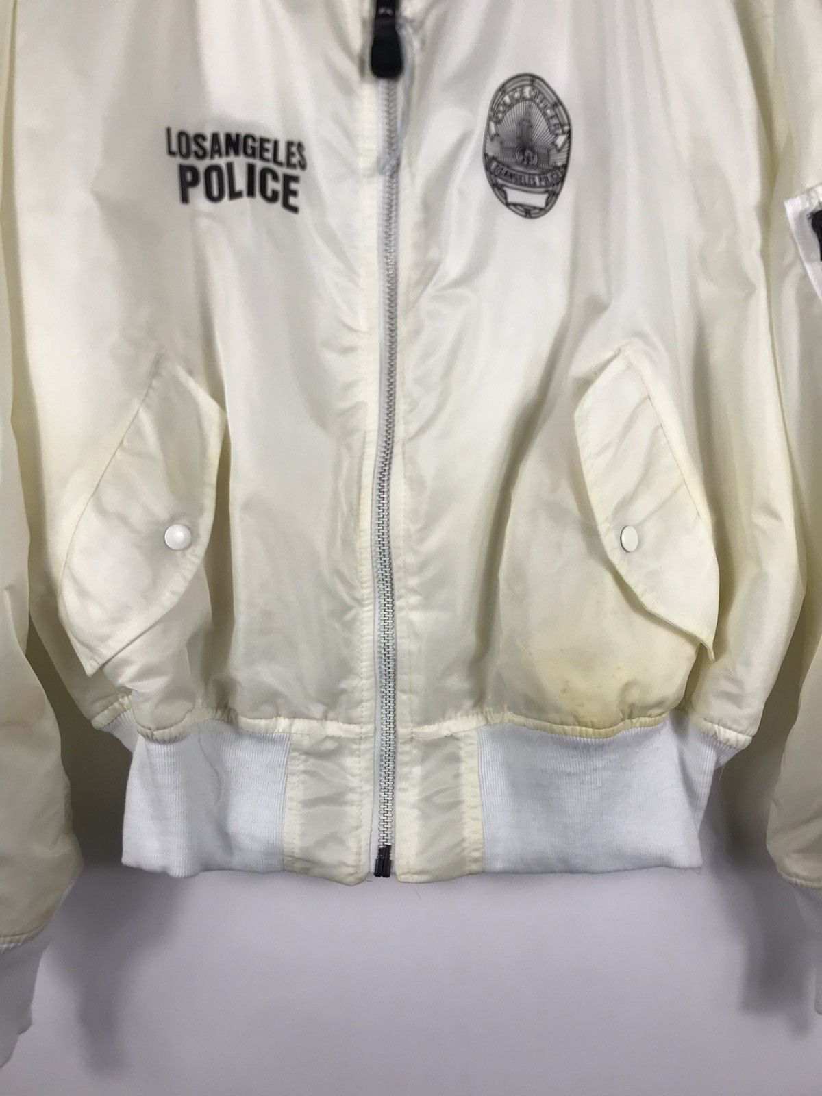 Vintage ⚡️Vintage Ma-1 Hope Mfg Los Angeles Police Bomber Jacket Size US XL / EU 56 / 4 - 6 Thumbnail