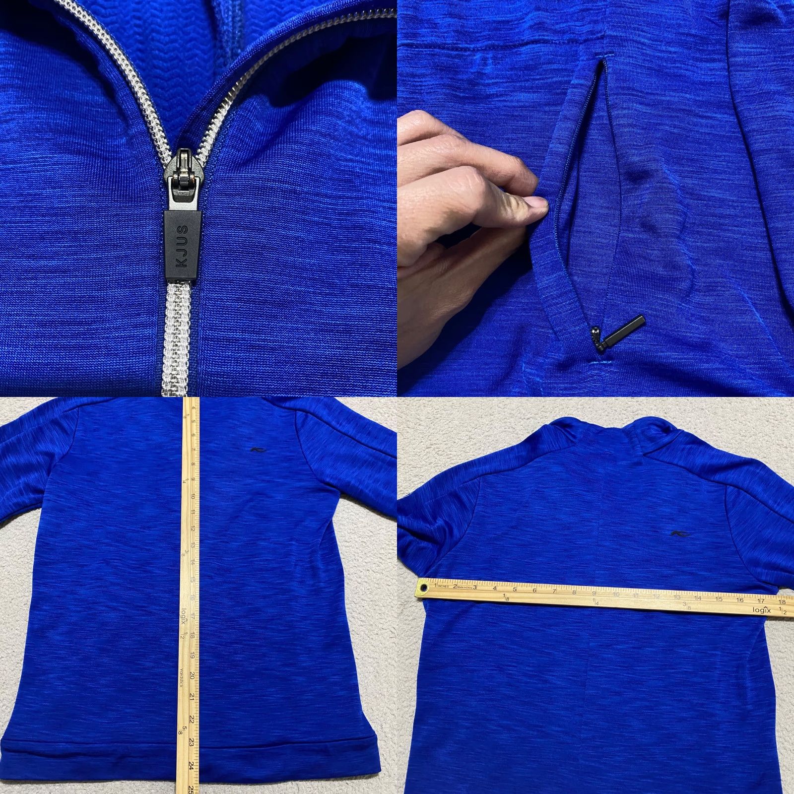 KJUS Kjus Womens Sweatshirt Jacket Blue Full Zip Long Sleeve Golf Pockets M Size M / US 6-8 / IT 42-44 - 8 Thumbnail