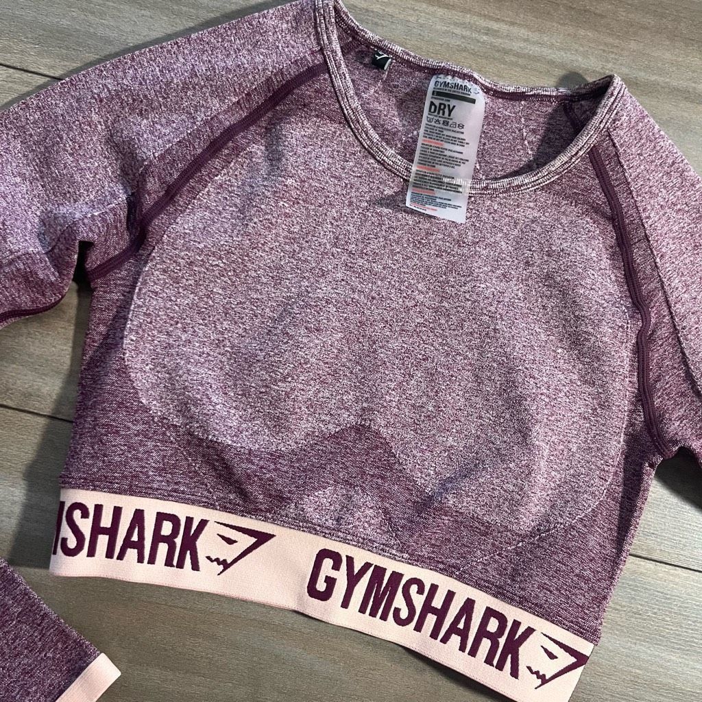 Gymshark GymShark Pink Athletic Workout Cropped Shirt Women Small Bin Size S / US 4 / IT 40 - 2 Thumbnail