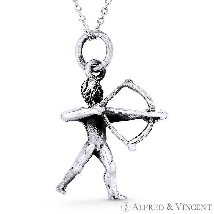Other Sagittarius Zodiac Sign Astrology Oxidized Pendant Size ONE SIZE - 1 Preview