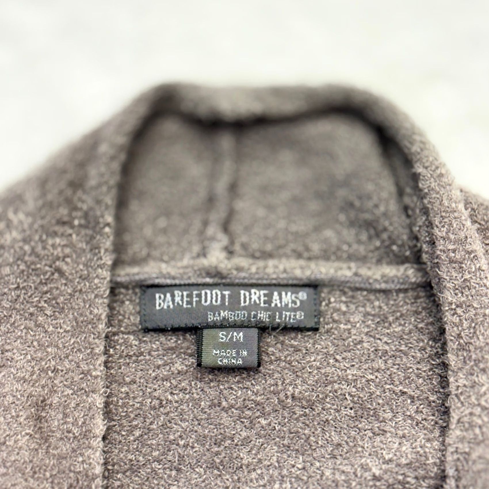 Vintage Barefoot Dreams Cardigan Womens S Gray Cozy Chic Lite Ombr Navy Open Duster Size Size S / US 4 / IT 40 - 3 Thumbnail