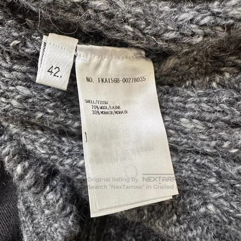 Thom Browne Thom Browne Heather Grey Four Stripe Wool Sweater Size US XS / EU 42 / 0 - 8 Thumbnail