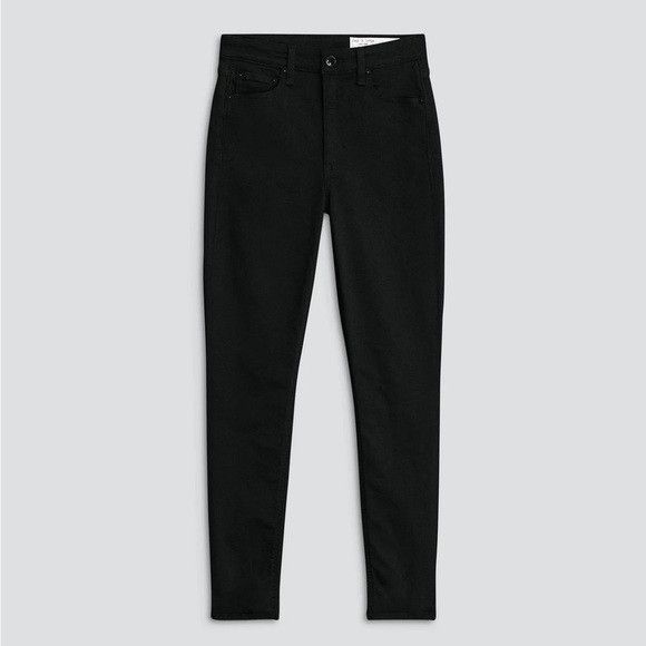 Rag & Bone RAG & BONE flexi nina skinny black jeans 32 EUC Size 31" - 1 Thumbnail