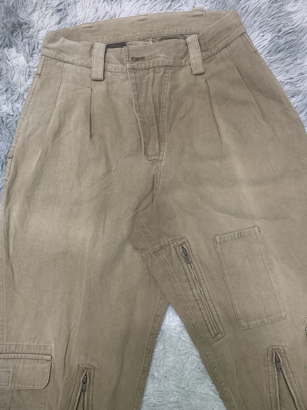 Yohji Yamamoto RARE YOHJI YAMAMOTO CARGO BAGGY PANT Size US 32 / EU 48 - 5 Thumbnail