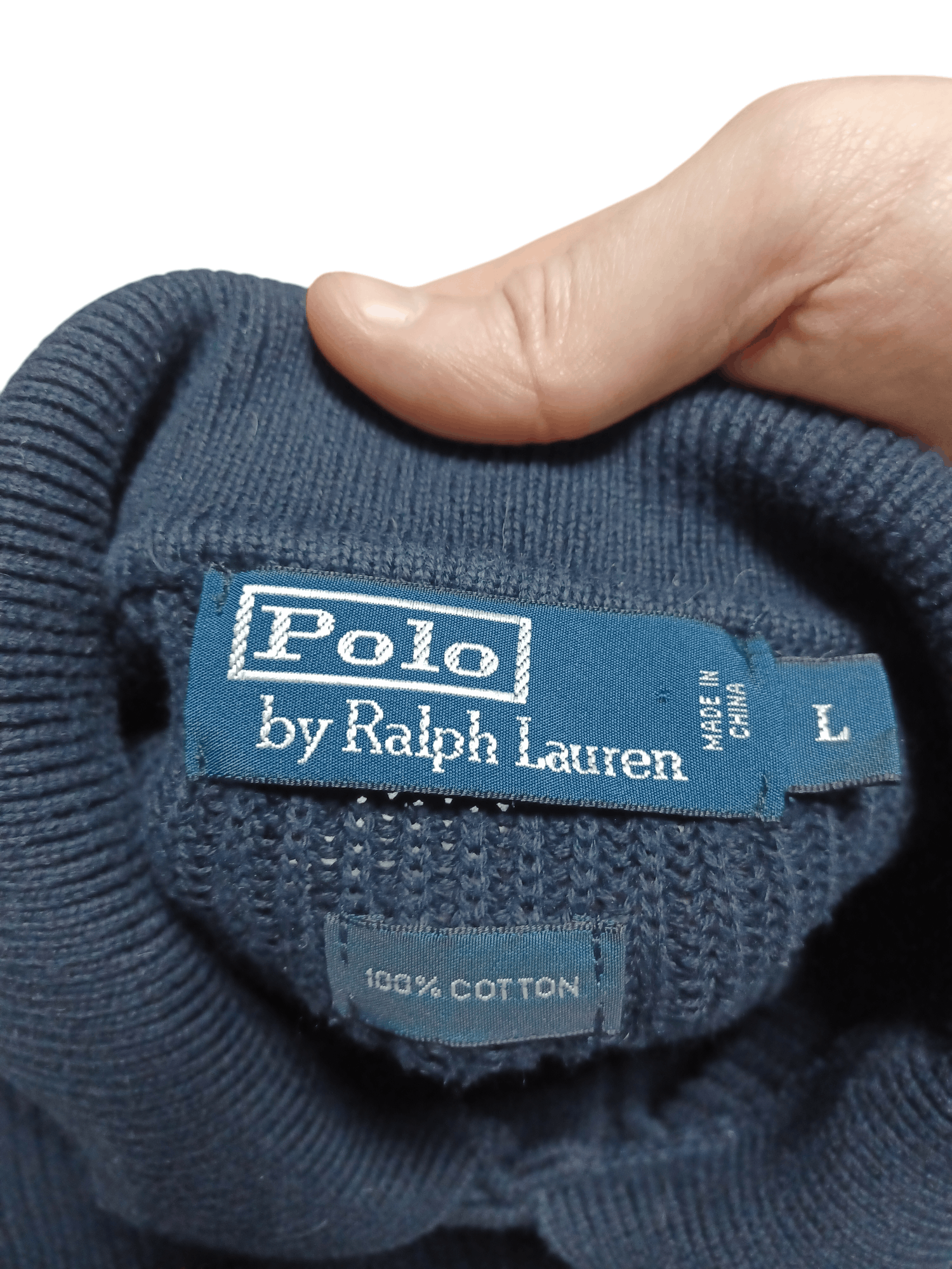 Polo Ralph Lauren POLO RALPH LAUREN VINTAGE EMBROIDERED LOGO SWEATER Size US L / EU 52-54 / 3 - 5 Thumbnail