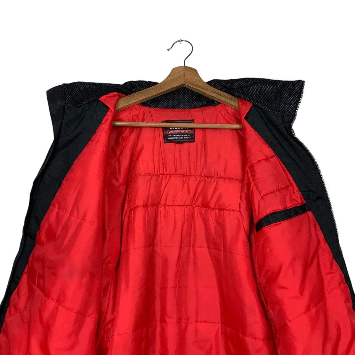 Japanese Brand MAZDA Big Logo Xebec Waterproof Jacket #2585-C117 Size US L / EU 52-54 / 3 - 15 Thumbnail
