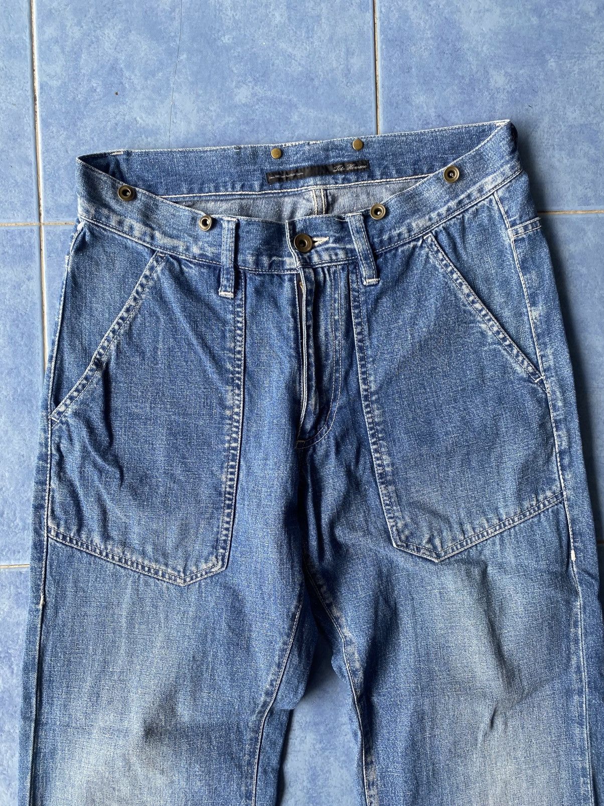 Issey Miyake Issey Miyake Tete Homme Denim Size US 30 / EU 46 - 2 Thumbnail