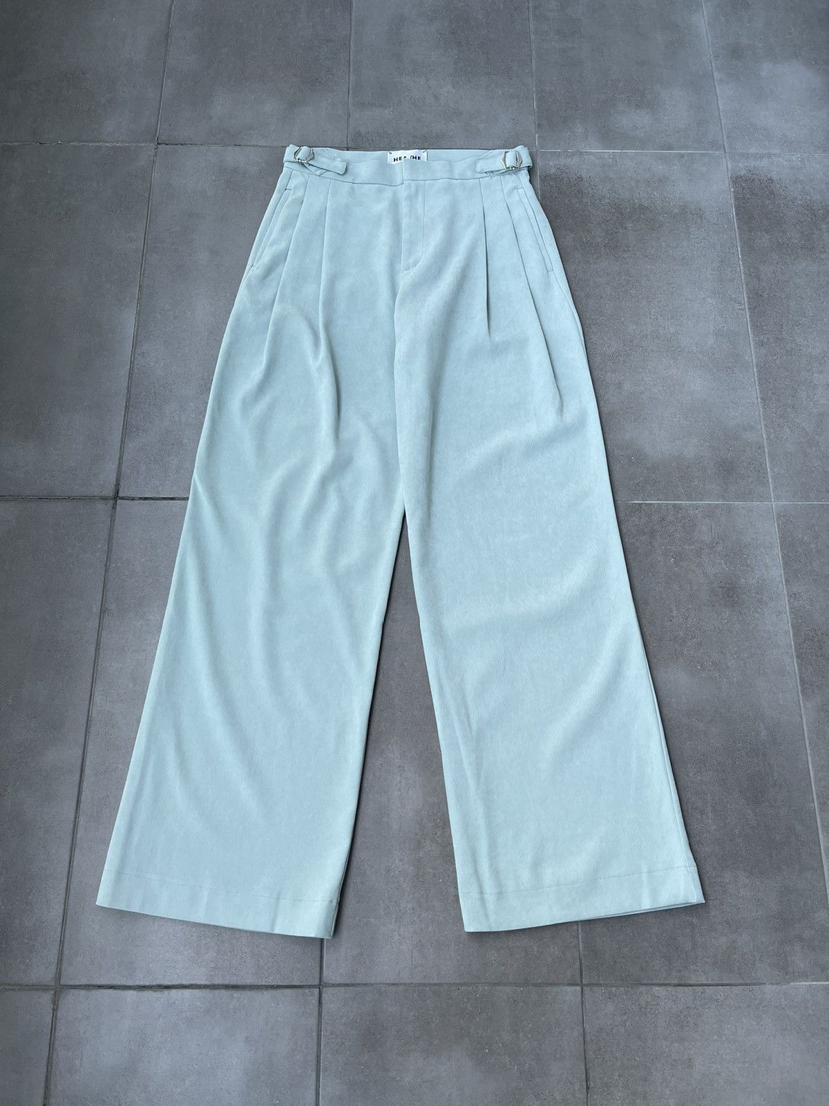 Other !DS! SS23 Heathe Pistachio Green Suit Size 40R - 18 Thumbnail