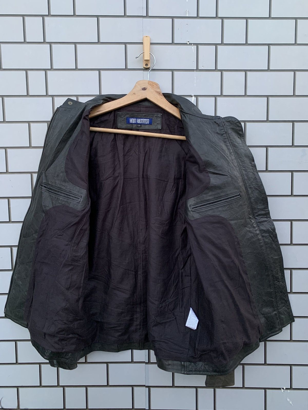 14th Addiction Vintage Japanese Brand Cuir Standard Leather Jacket Size US L / EU 52-54 / 3 - 4 Thumbnail