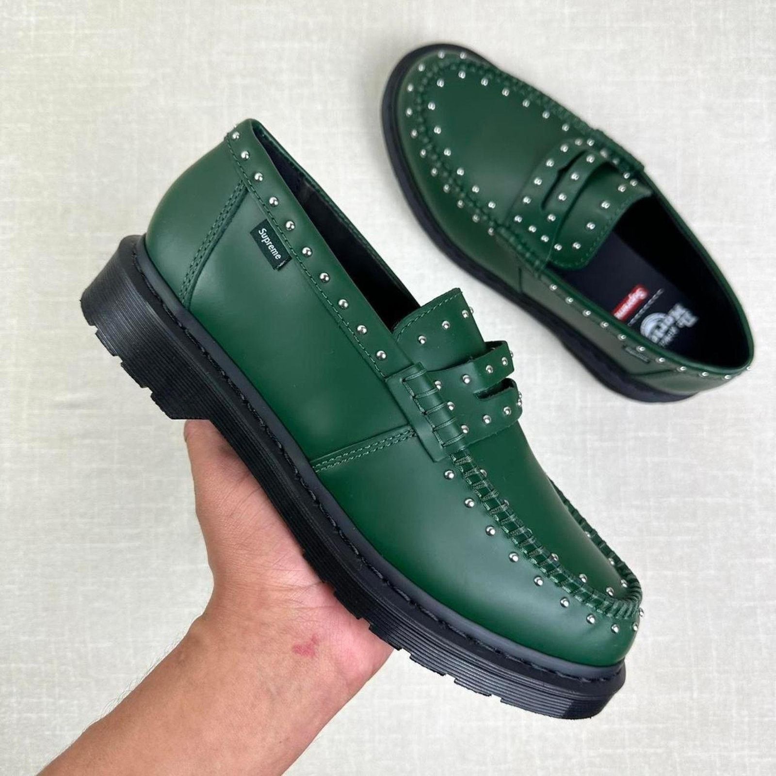 Supreme 🐊 Supreme x Dr. Martens Penton Loafer "DMS Green" 11M Size US 9 / EU 42 - 1 Thumbnail