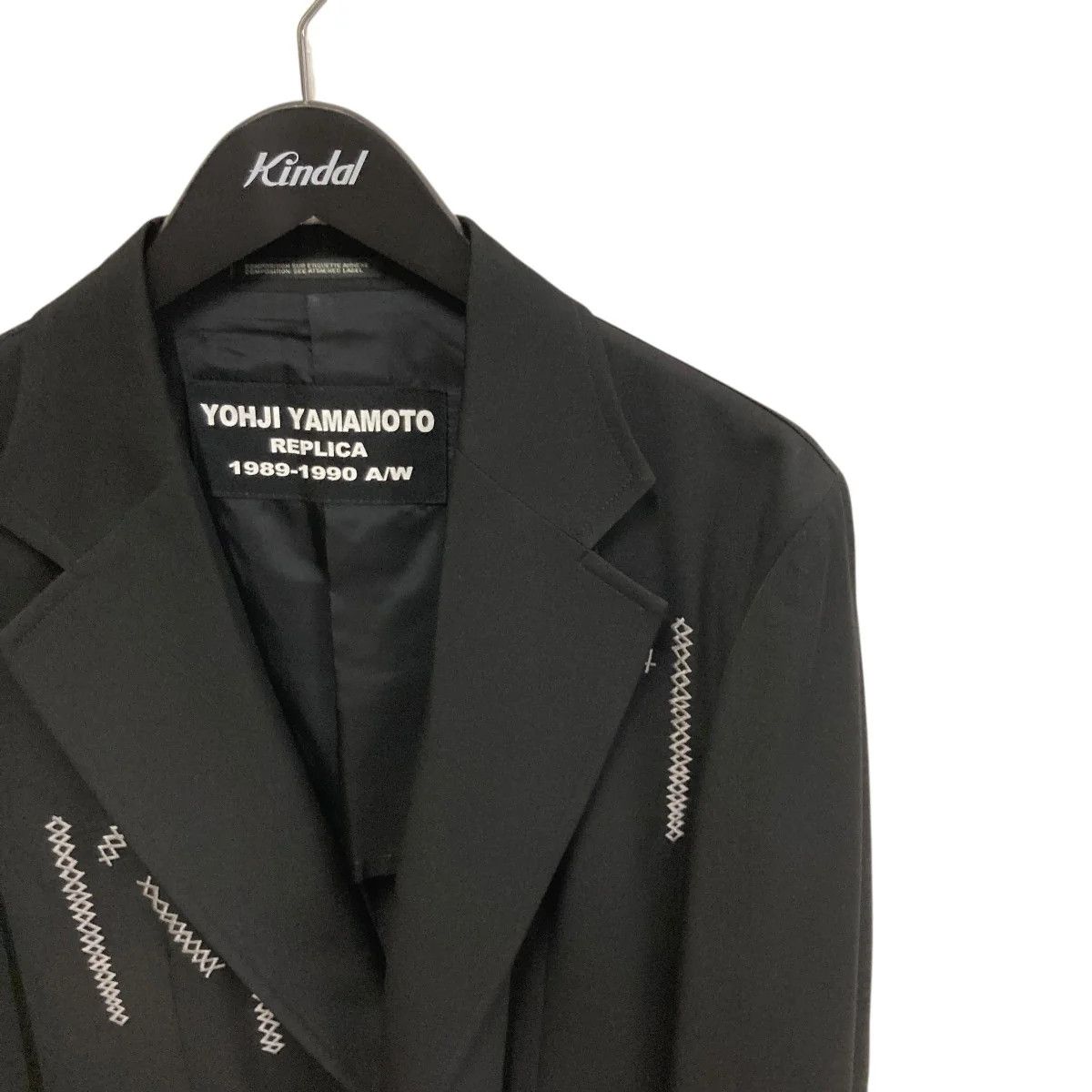 Yohji Yamamoto Yohji Yamamoto pour homme/21SS REPLICA 89-90 tailored jacket Size US L / EU 52-54 / 3 - 3 Thumbnail