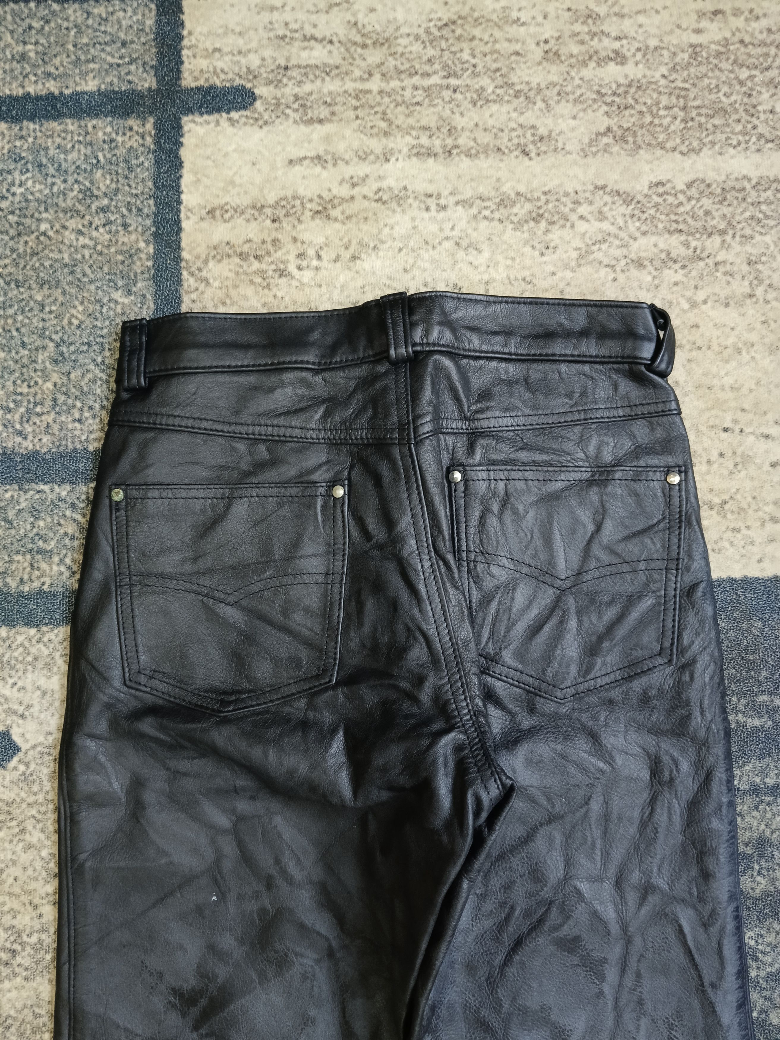 Leather × Schott SCHOTT N.Y.C MADE IN USA LEATHER PANTS Size US 29 - 5 Thumbnail