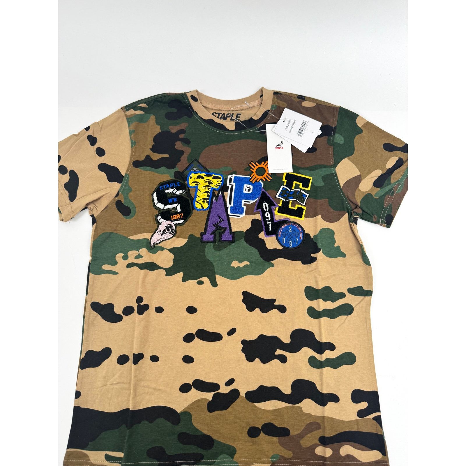 Other Men's Jeff Staple Astoria Camo Logo Oversized T-Shirt Size S Size US S / EU 44-46 / 1 - 1 Thumbnail