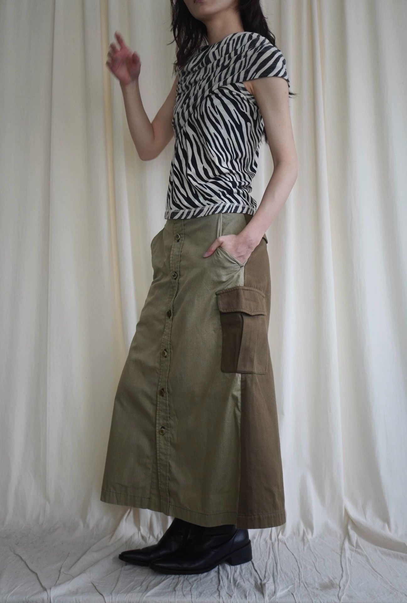 Junya Watanabe Junya Watanabe 2005 Asymmetric Two-Tone Zebra Top S Size S / US 4 / IT 40 - 3 Thumbnail