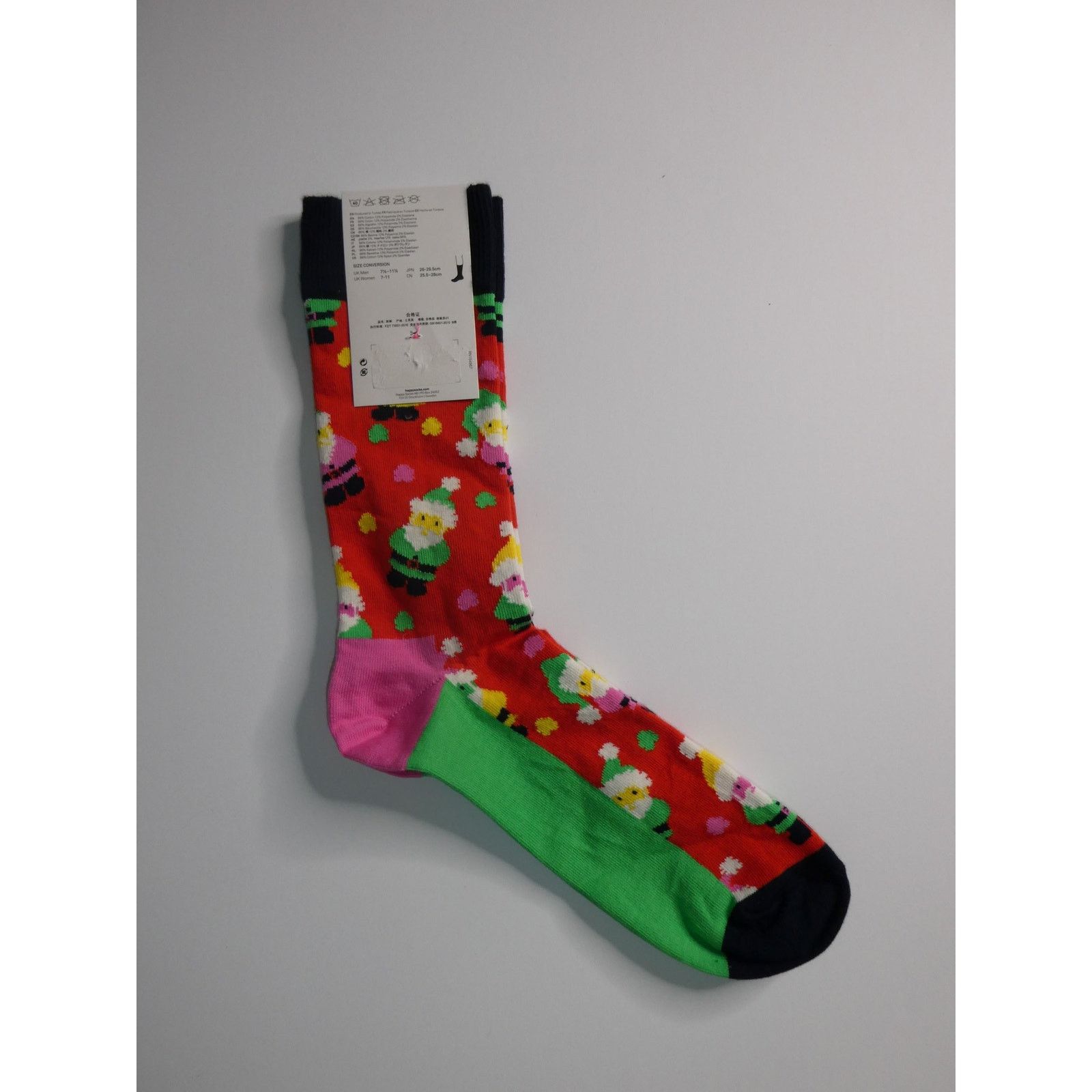 Happy Socks HAPPY SOCKS Santa Gnome crew sock, size 7.5-11.5, brand new Size ONE SIZE - 2 Thumbnail