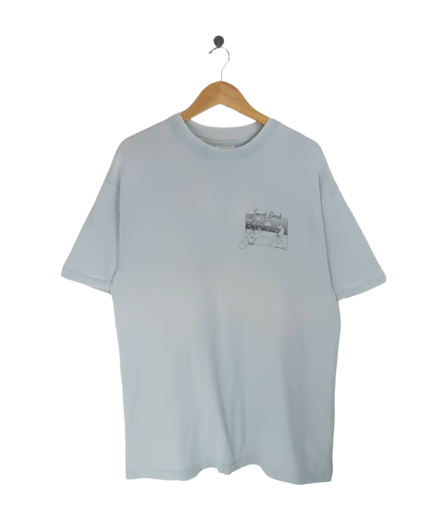 Vintage THRASHED FADED VINTAGE 1988 SANDY BEACH HAWAII RARE SURF Size US L / EU 52-54 / 3 - 2 Thumbnail