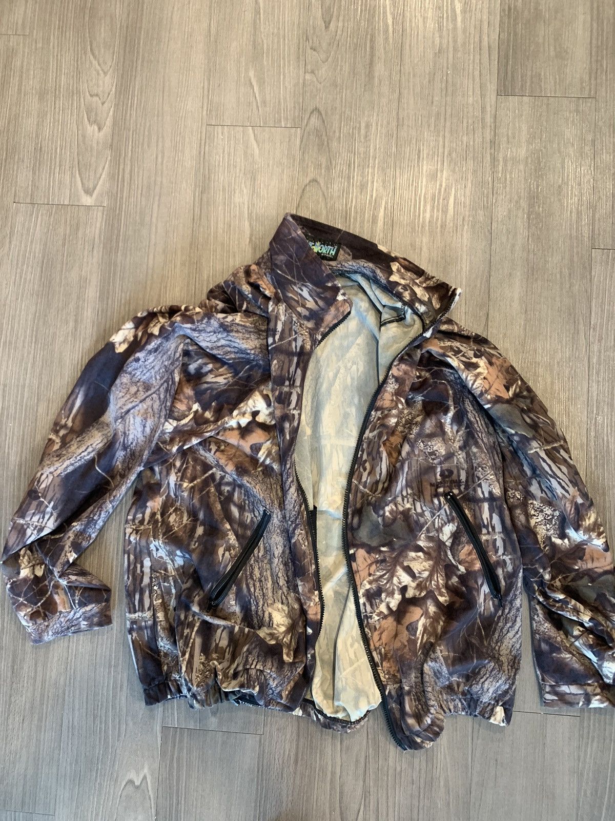 Vintage Vintage Camo Light Jacket in Soft Cotton XL Size US XL / EU 56 / 4 - 3 Thumbnail