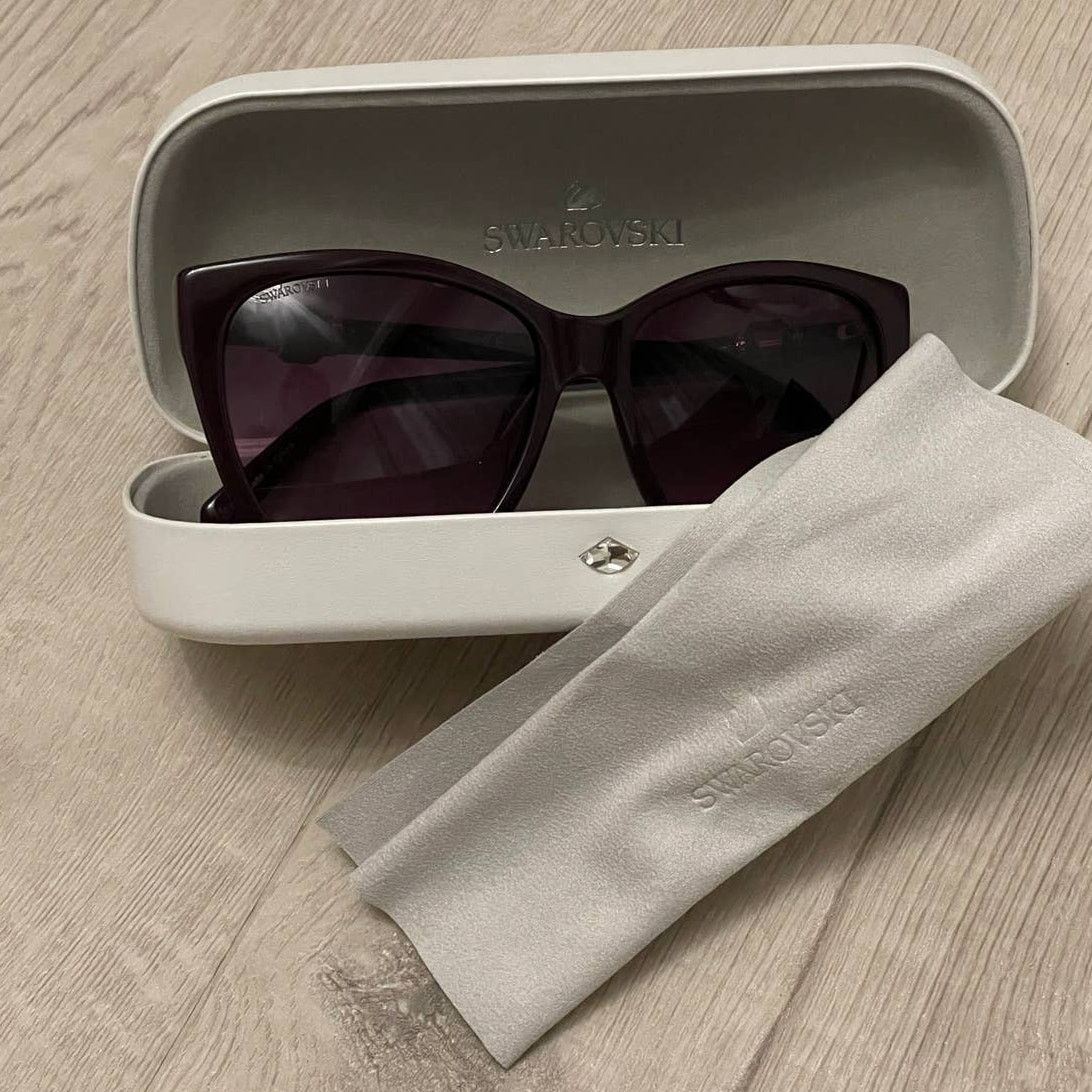 Swarovski Swarovski 58mm Shinny Violet Gradient Sunglasses Size ONE SIZE - 6 Thumbnail