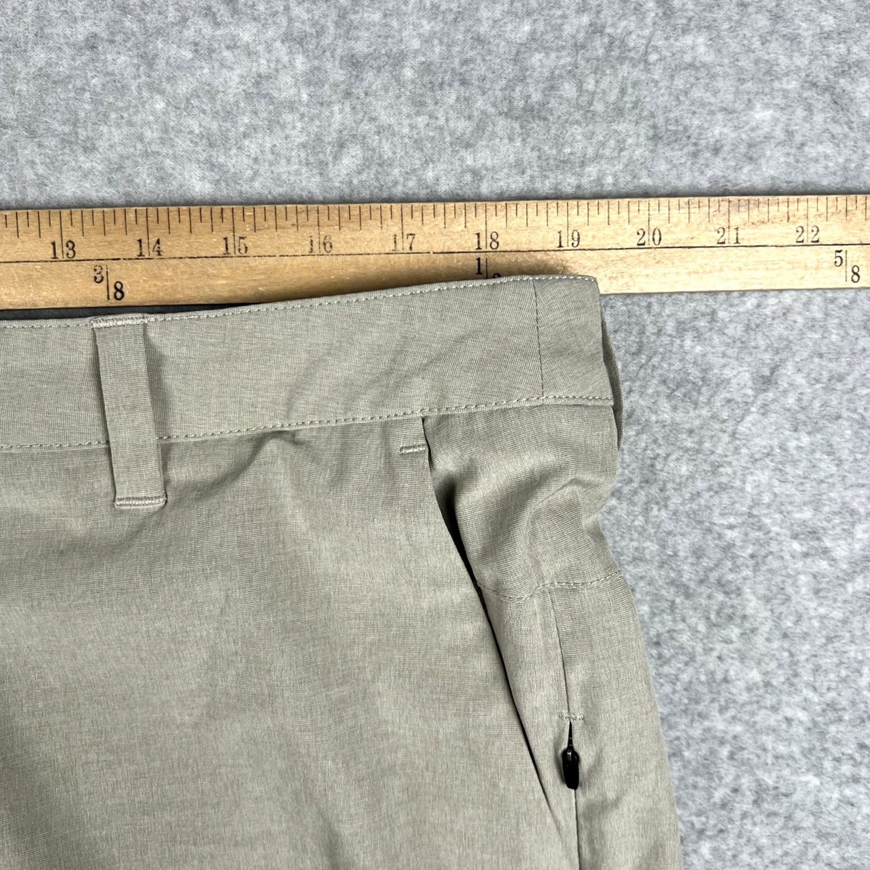 Vuori Vuori Aim Pants Mens 36x28 Beige Tech Chino Stretch Performance Commuter Size US 36 / EU 52 - 4 Thumbnail