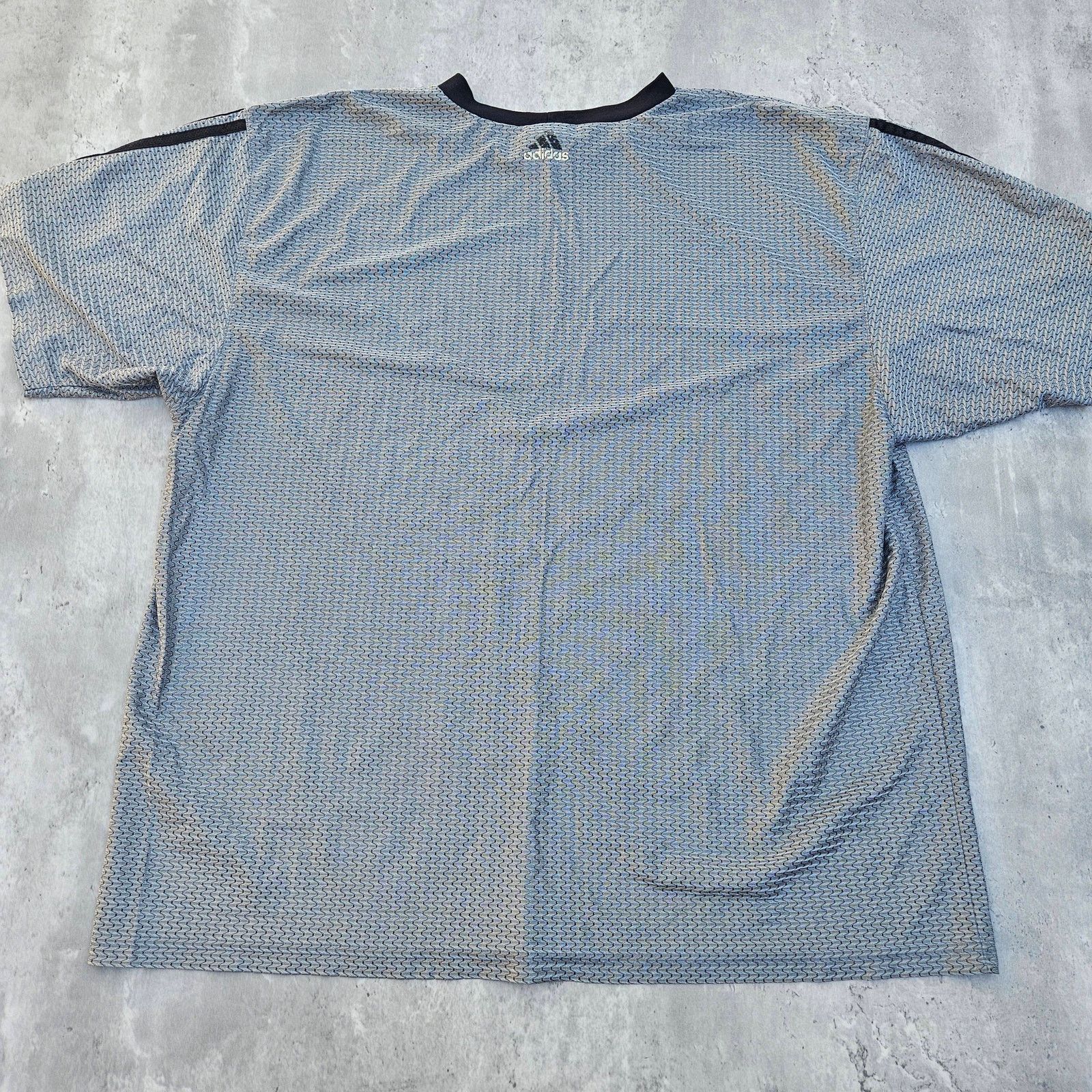 Adidas Vintage Adidas Shirt Silver Chain-male Size 2XL Y2K Size US XL / EU 56 / 4 - 3 Thumbnail