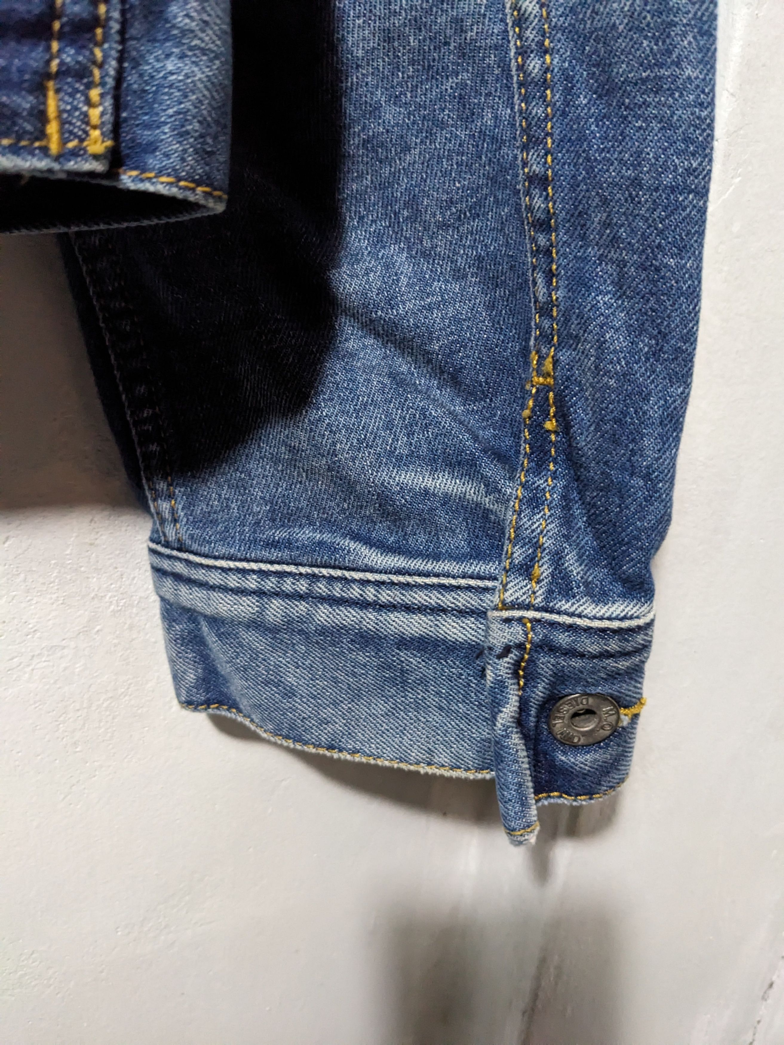 Diesel DIESEL GREGG Denim Trucker Jacket Flap Pocket Colllar Blu XL Size US XL / EU 56 / 4 - 5 Thumbnail