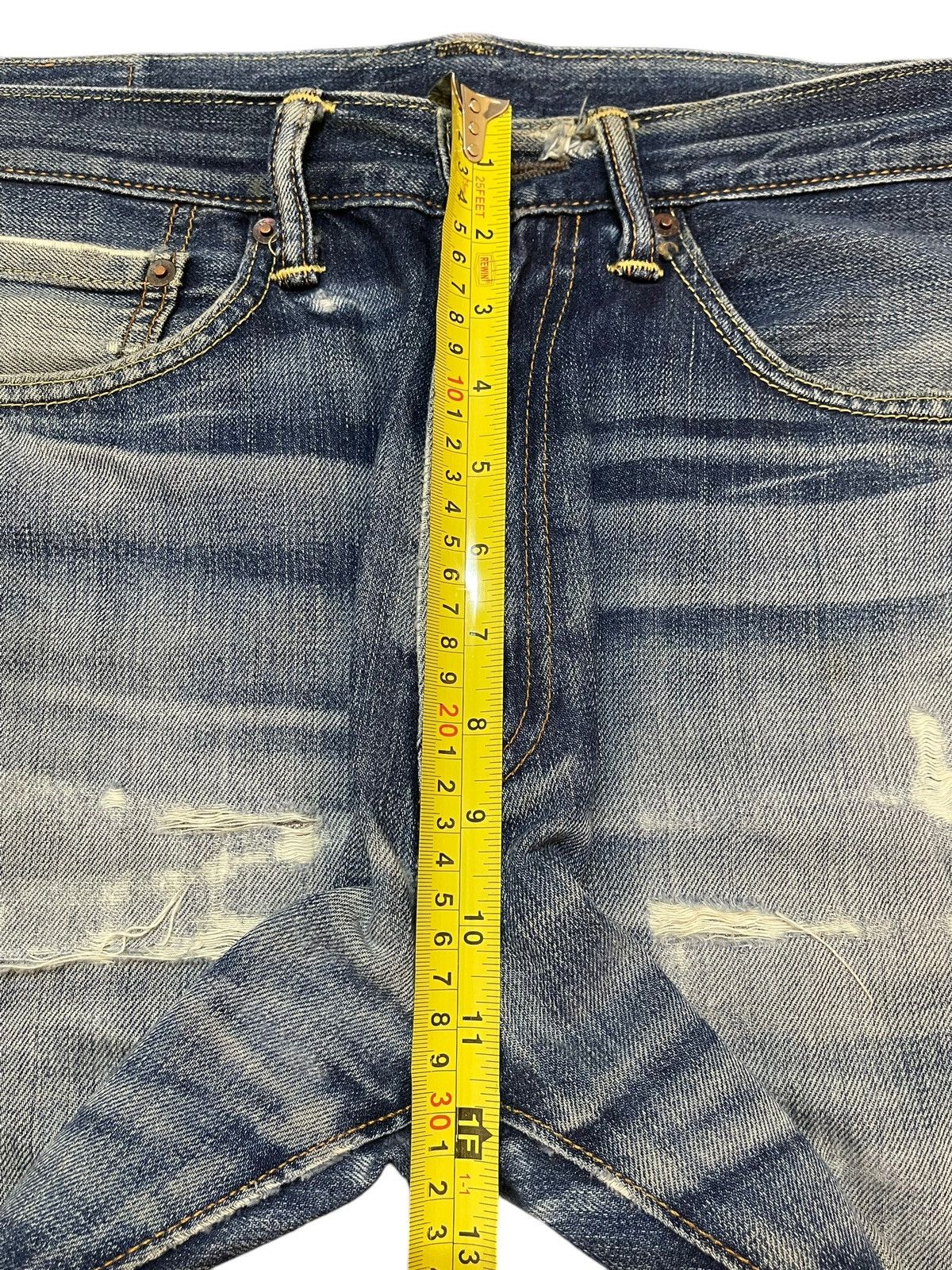 Levi's Vintage Levis 505 Blue Faded Wash Distressed Baggy Jeans Size US 34 / EU 50 - 14 Thumbnail