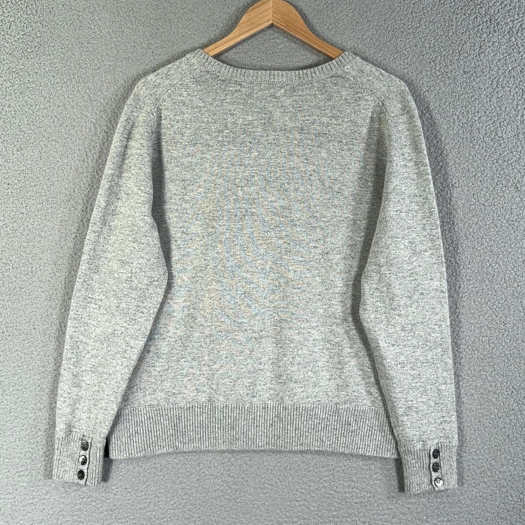 Eddie Bauer VINTAGE Eddie Bauer Sweater Womens XL Gray Cotton Angora Blend Shell Buttons Size XL / US 12-14 / IT 48-50 - 2 Thumbnail