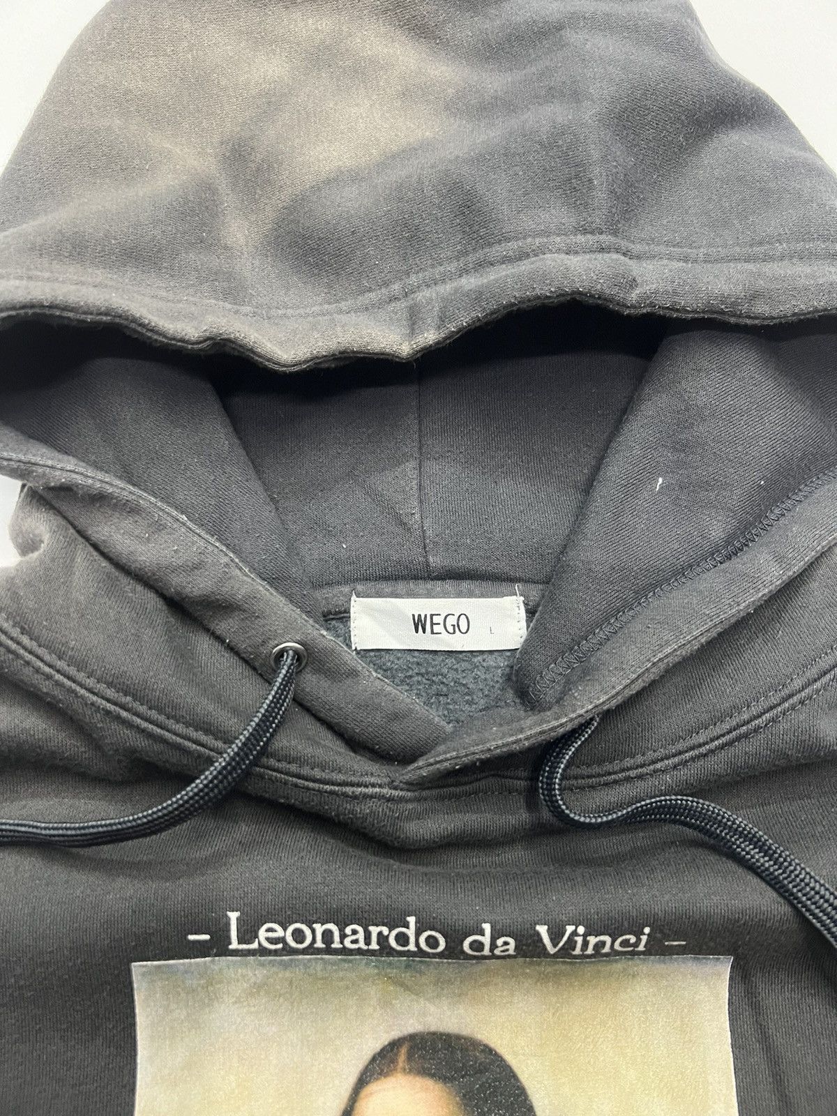 Japanese Brand LEONARDO DA VINCI MONA LISA POTRAIT HOODIE Size US L / EU 52-54 / 3 - 6 Thumbnail
