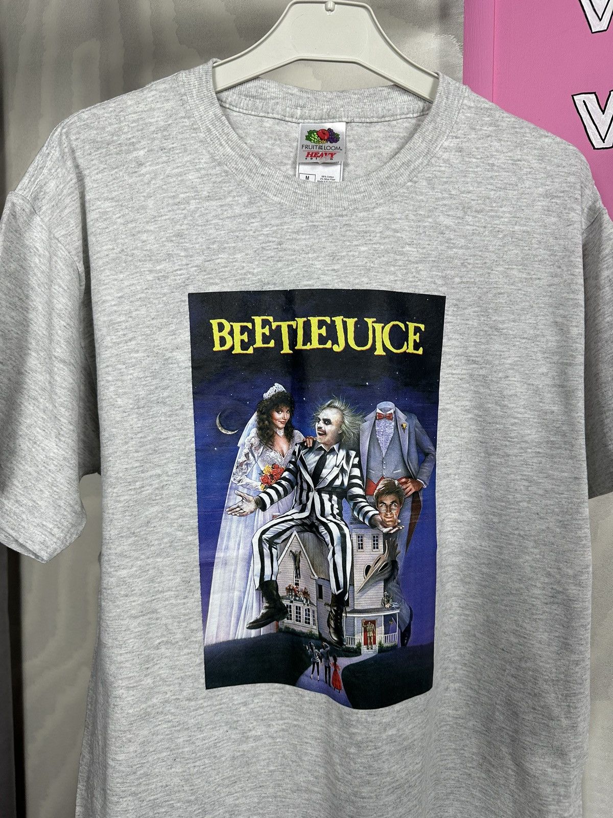Fruit Of The Loom × Vintage Beetlejuice T-Shirt Movie Promo Size US M / EU 48-50 / 2 - 7 Thumbnail