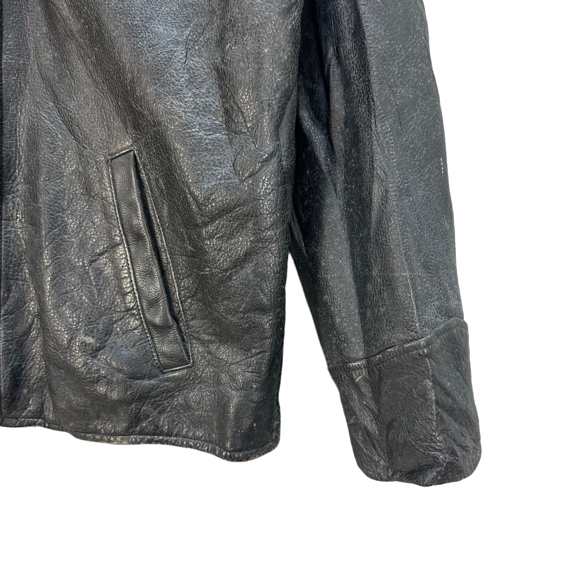 J.Crew TRASHED🔥 J. CREW LEATHER JACKET #7888 Size US S / EU 44-46 / 1 - 6 Thumbnail