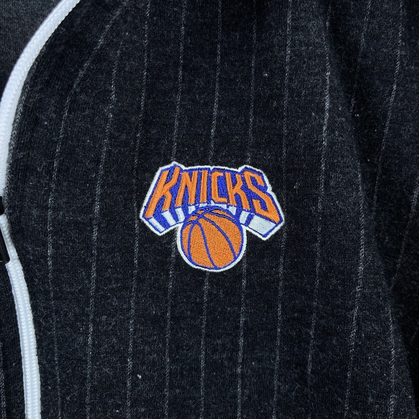 Todd Snyder Todd Snyder x NBA Knicks Wool-Blend Pin Stripe Track Jacket Size US M / EU 48-50 / 2 - 3 Thumbnail
