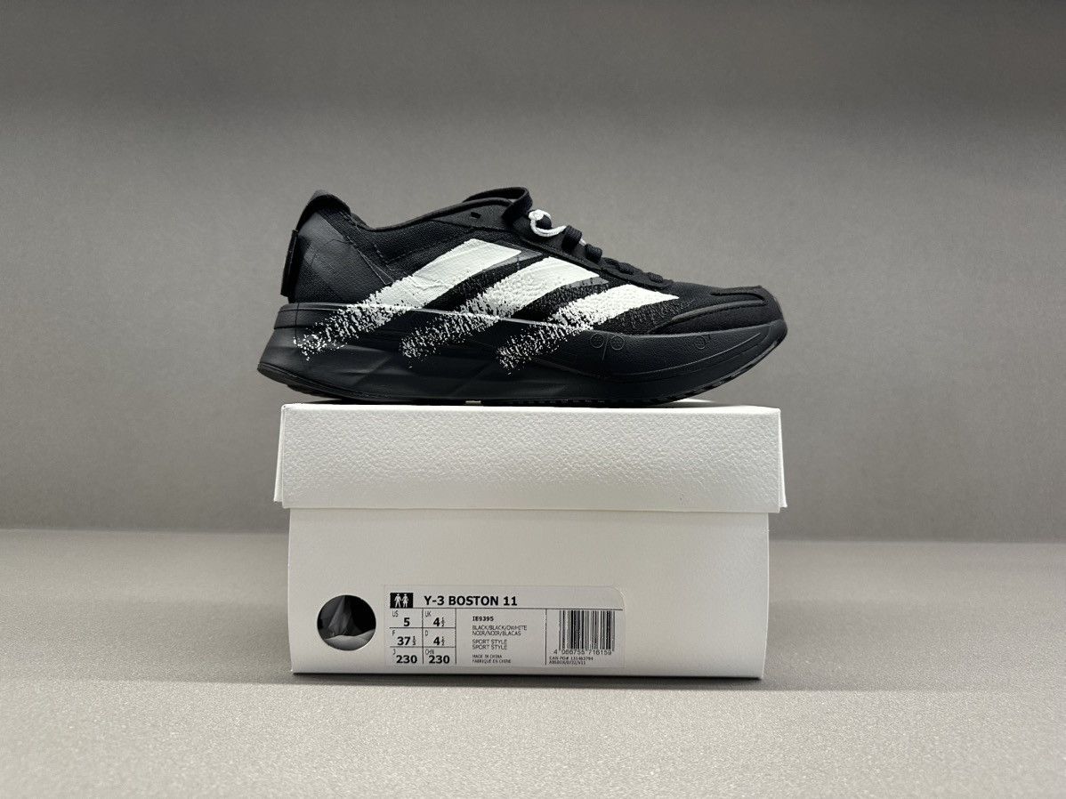 Adidas × Y-3 Adidas Y-3 adiZero Boston 11 Black White Size US 5 / EU 37 - 3 Thumbnail