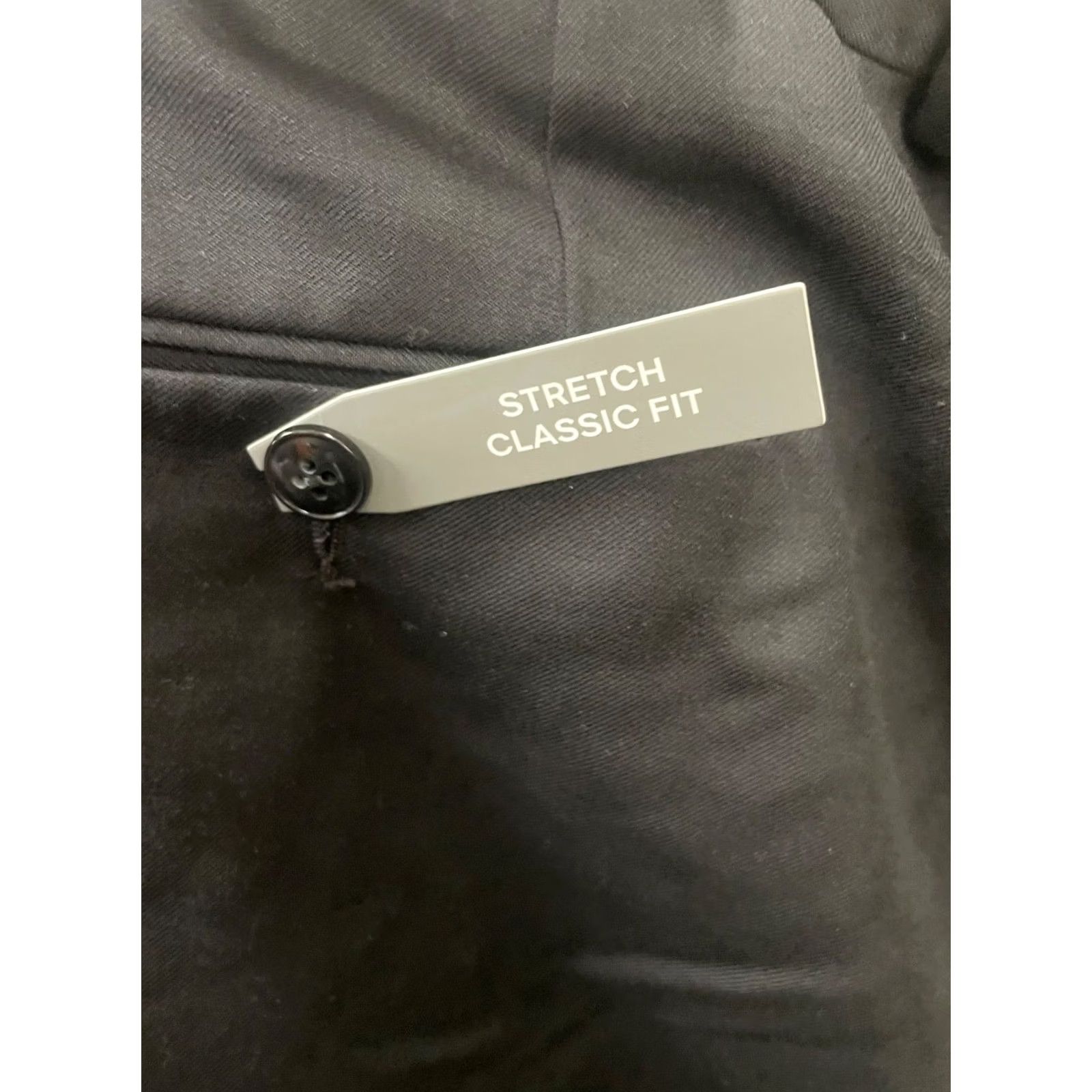 Michael Kors Michael Kors Men Classic Fit Wool Blend Stretch Solid Suit Pants Black 38x29 Size Regular Men/Coverage Size 38R - 5 Thumbnail