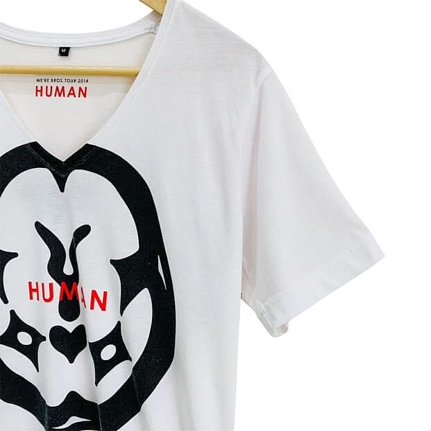 Band Tees FUKUYAMA MASAHARU HUMAN TOUR 2014 V-Neck Tee Shirt Size US M / EU 48-50 / 2 - 3 Thumbnail