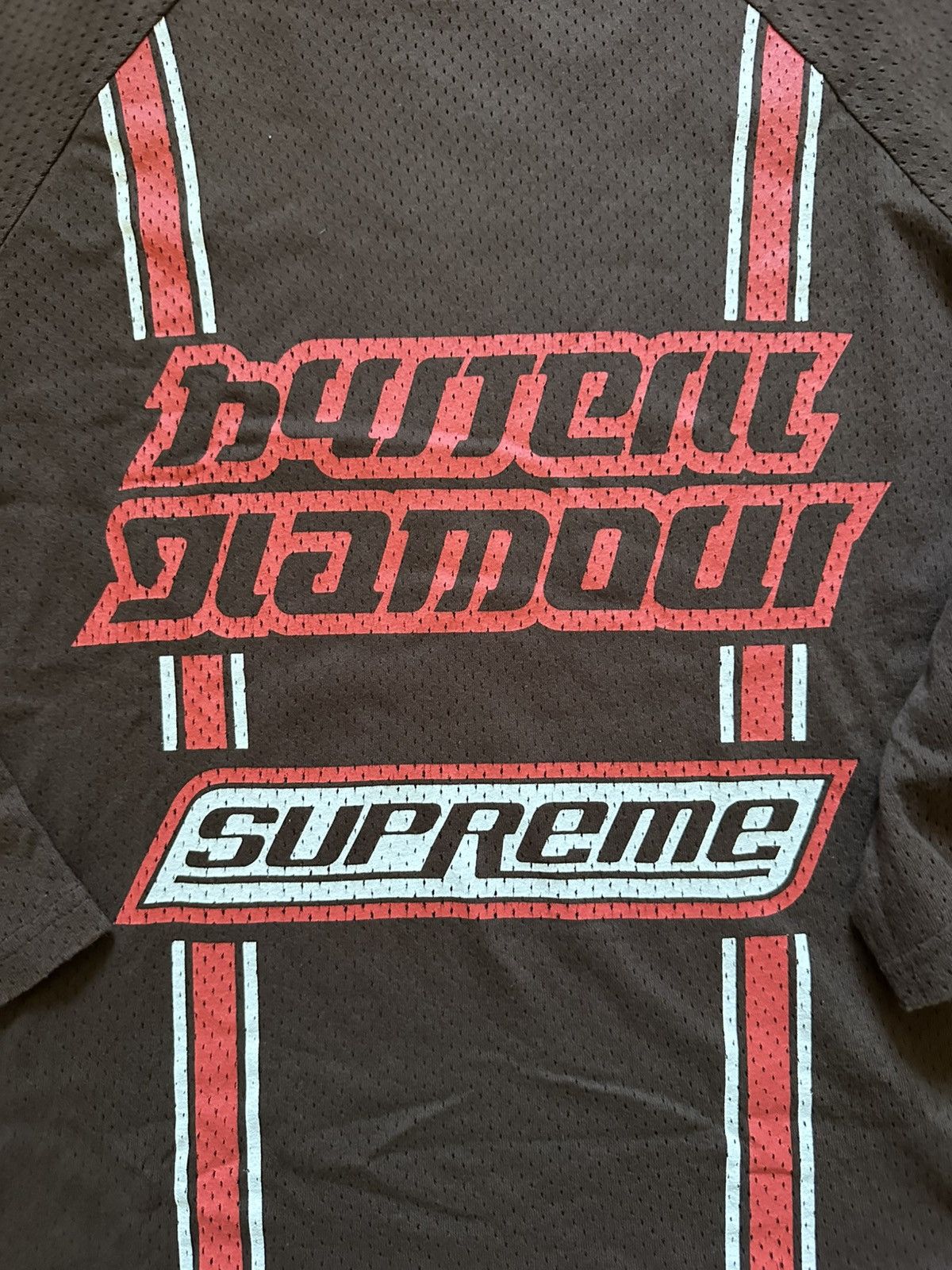 Hysteric Glamour × Supreme Supreme x Hysteric Glamour Mesh Long Sleeve Brown FW24 Size US M / EU 48-50 / 2 - 4 Thumbnail