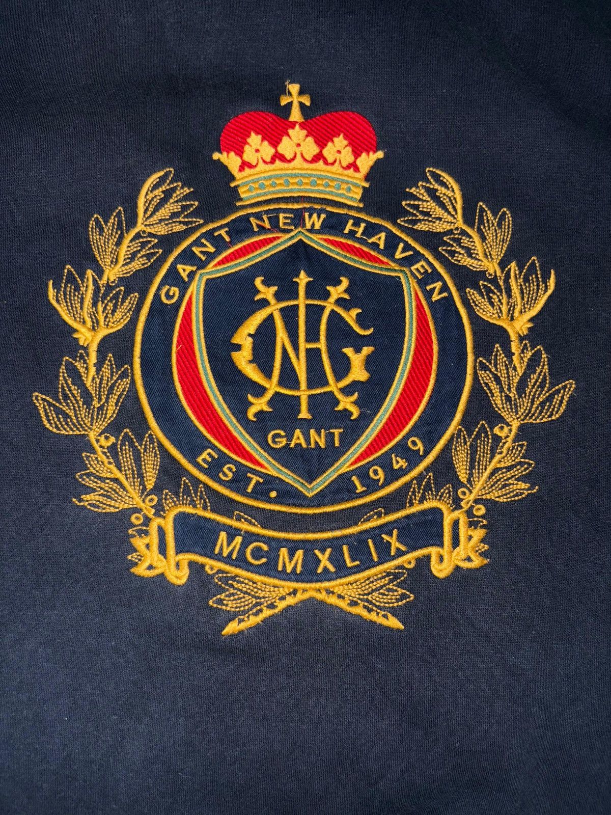 Gant VINTAGE GANT New Haven Crest Logo Crewneck Sweatshirt Size US M / EU 48-50 / 2 - 4 Thumbnail
