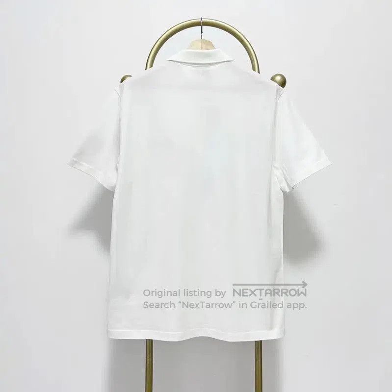 Versace Versace Summer White Cotton Embroidered Polo . Size US XXL / EU 58 / 5 - 5 Thumbnail