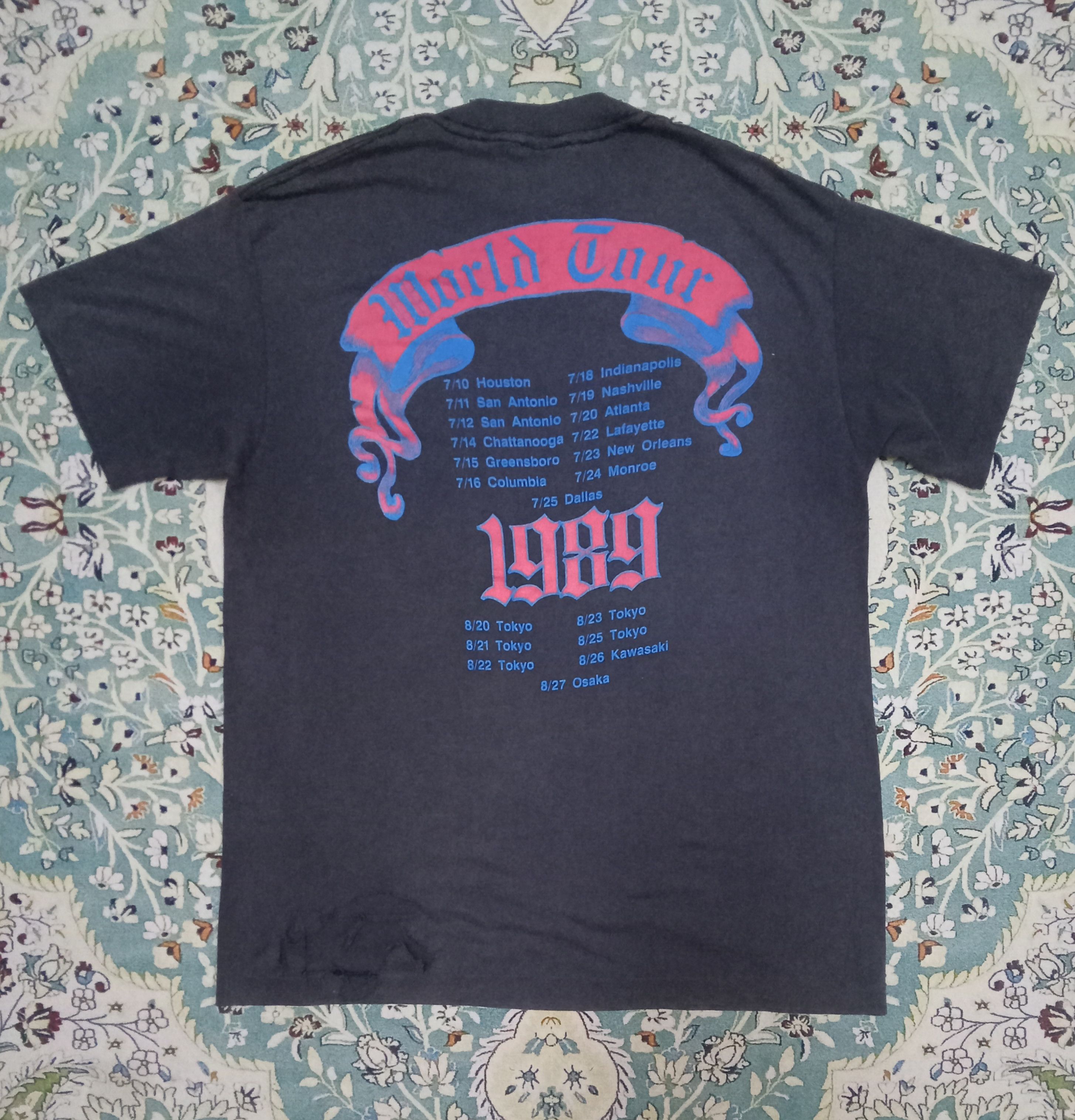 Band Tees × Vintage Vintage Blue Murder World Tour 1989 Distressed T Shirt Size US L / EU 52-54 / 3 - 2 Thumbnail