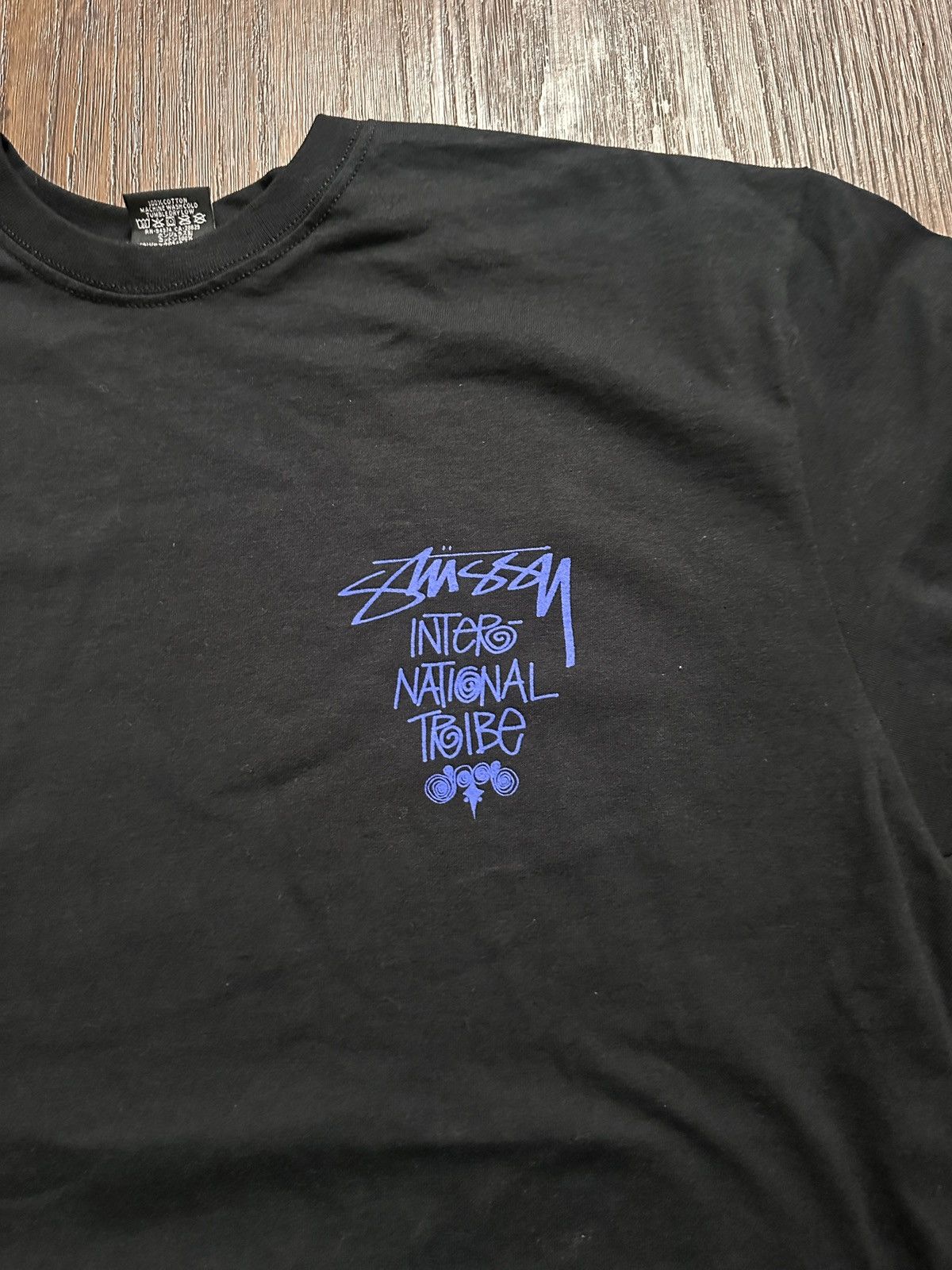 Black Stussy International Tribe Shirt