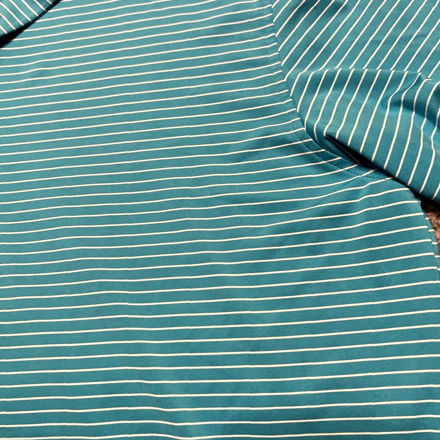 Peter Millar Peter Millar Polo Shirt Mens Large Blue Striped Performance Summer Comfort Golf Size US L / EU 52-54 / 3 - 2 Thumbnail