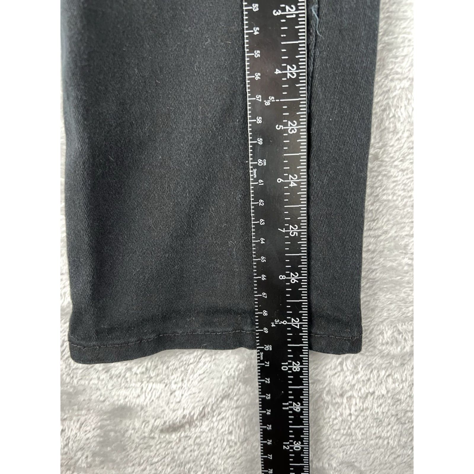 Southpole Southpole Skinny Pants Mens Black 30x27.5 Stretch Cotton Blend Punk Urban Slim Chino Casual Vintage No N/A Size US 30 / EU 46 - 4 Thumbnail