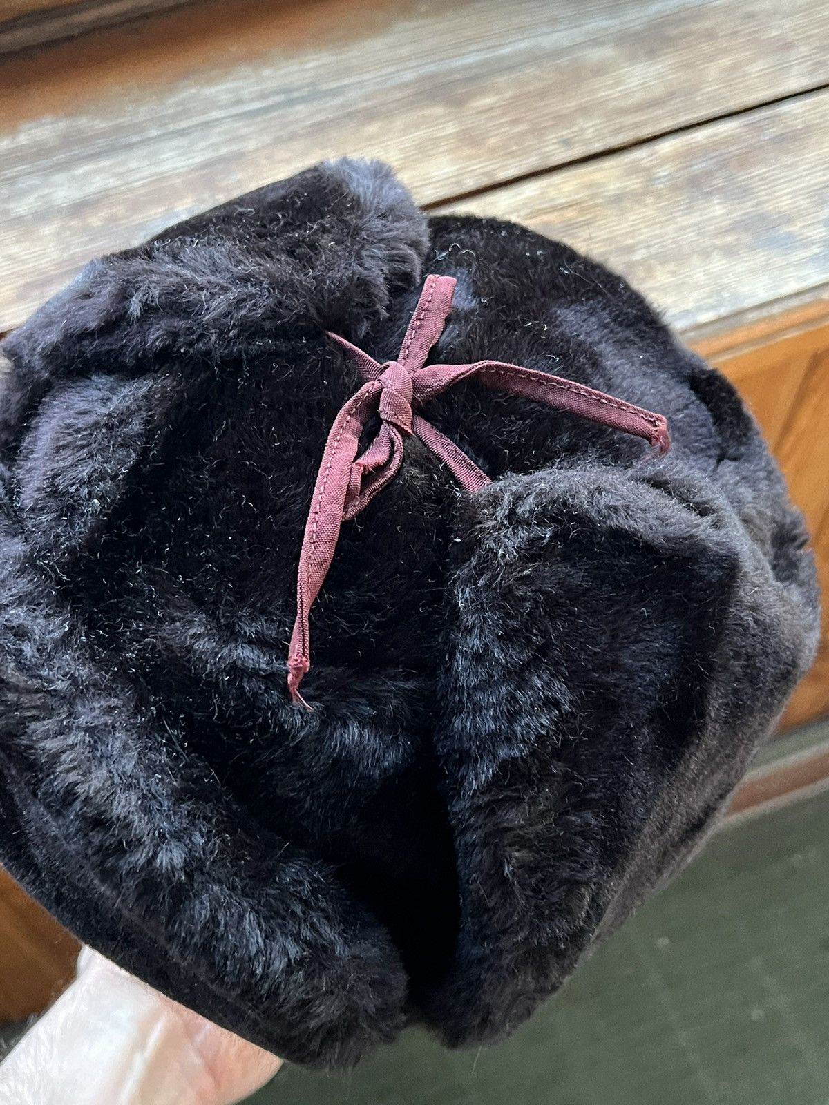 Vintage Y2K Faux Fur Ushanka Vintage Fuzzy Trapper Hat Huge Size ONE SIZE - 23 Thumbnail