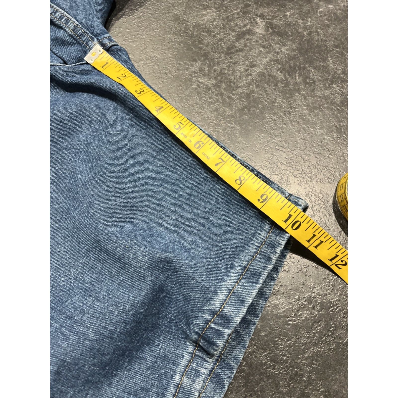 Wrangler VINTAGE Wrangler Men’s Cargo Denim Shorts 48 Big & Tall Blue Spring Summer Casual Size US 32 / EU 48 - 6 Thumbnail